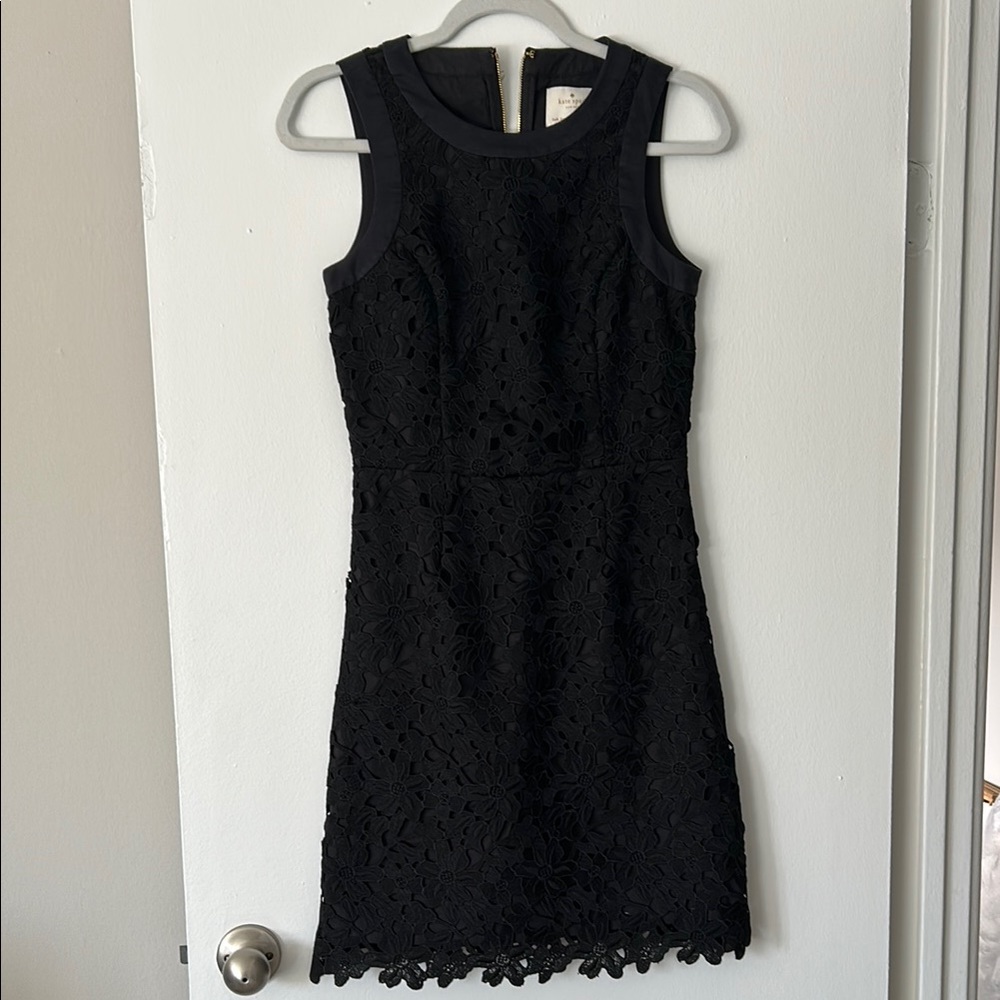 Black lace Kate Spade dress
